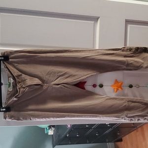 Anthropologie women's corduroy riding pants with snap button bottoms size 30.